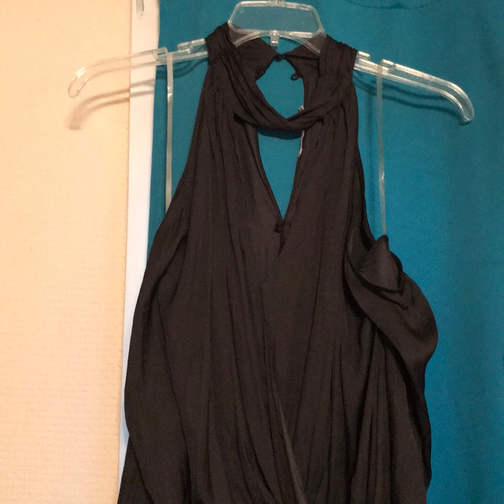 Black silky lush shirt